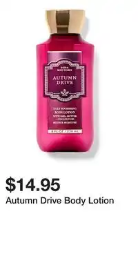Bath & Body Works Autumn Drive Body Lotion offer
