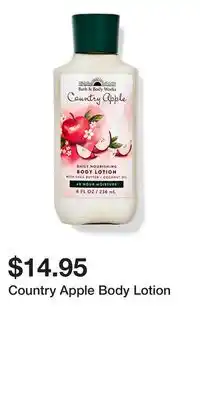 Bath & Body Works Country Apple Body Lotion offer