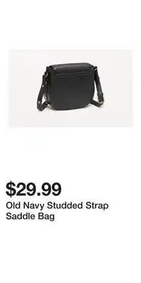 Old Navy Old Navy Studded Strap Saddle Bag offer
