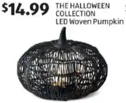 Aldi The halloween collection led woven pumpkin offer
