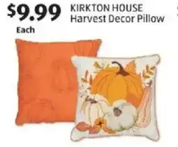 Aldi Kirkton house harvest decor pillow offer