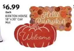 Aldi KIRKTON HOUSE 18" x 30" Coir Mat offer