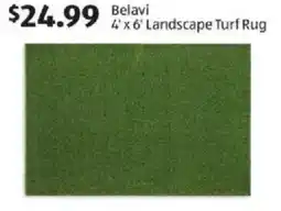 Aldi Belavi Landscape Turf Rug offer