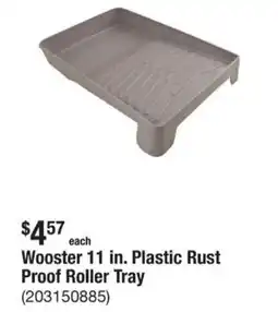 The Home Depot Wooster Plastic Rust Proof Roller Tray offer