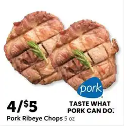 Fareway Pork ribeye chops offer