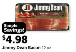 Fareway Jimmy Dean Bacon offer