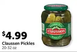 Fareway Claussen pickles offer