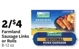 Fareway Farmland Sausage Links or Rolls offer