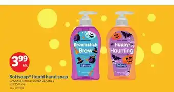 Lidl Softsoap liquid hand soap offer