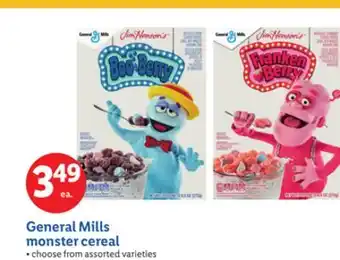 Lidl General Mills monster cereal offer