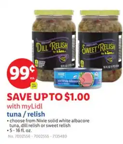 Lidl tuna/relish offer