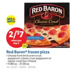 Lidl Red Baron frozen pizza offer