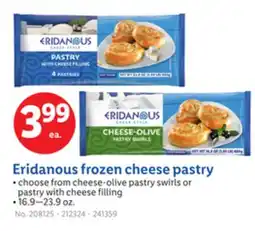 Lidl Eridanous frozen cheese pastry offer