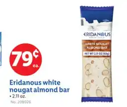 Lidl Eridanous white nougat almond bar offer