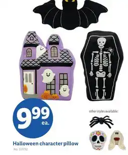 Lidl Halloween character pillow offer