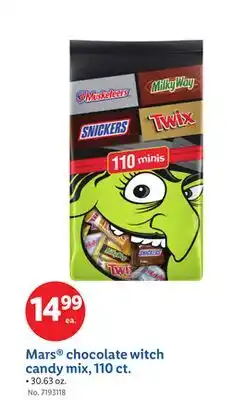 Lidl Mars chocolate witch candy mix, 110 ct offer