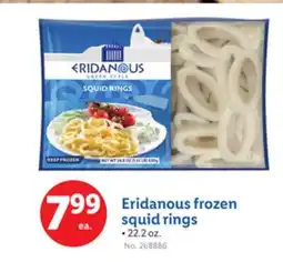 Lidl Eridanous frozen squid rings offer
