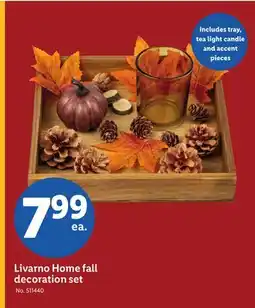 Lidl Livarno Home fall decoration set offer
