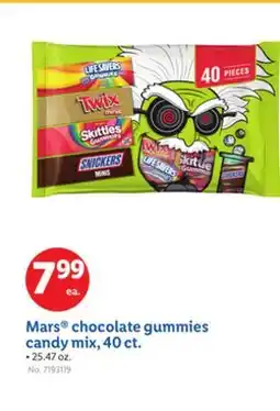 Lidl Mars chocolate gummies candy mix, 40 ct offer