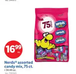 Lidl Nerds assorted candy mix, 75 ct offer