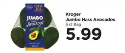 Food 4 Less Kroger Jumbo Hass Avocados offer