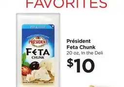 Food 4 Less Président Feta Chunk offer