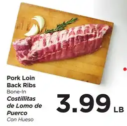 Food 4 Less Pork Loin Back Ribs offer