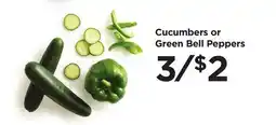 Food 4 Less Cucumbers or Green Bell Peppers offer