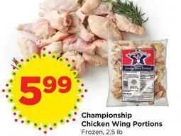 Food 4 Less Championship Chicken Wing Portions offer