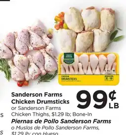 Food 4 Less Sanderson Farms Chicken Drumsticks offer
