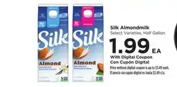 Food 4 Less Silk Almondmilk offer