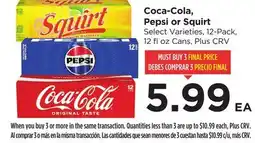 Food 4 Less Coca-Cola, Pepsi or Squirt offer