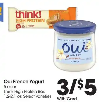 Ralphs Oui French Yogurt offer
