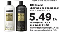 Food 4 Less TRESemmé Shampoo or Conditioner offer