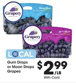 Ralphs Gum Drops or Moon Drops Grapes offer