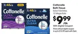 Ralphs Cottonelle Bath Tissue offer