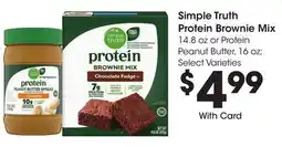 Ralphs Simple Truth Protein Brownie Mix offer