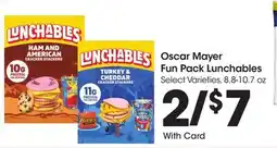 Ralphs Oscar Mayer Fun Pack Lunchables offer