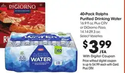 Ralphs 40-Pack Ralphs Purified Drinking Water offer