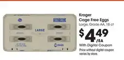 Ralphs Kroger Cage Free Eggs offer