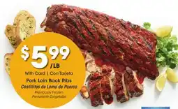Ralphs Pork Loin Back Ribs offer