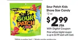 Ralphs Sour Patch Kids Share Size Candy offer