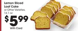 Ralphs Lemon Sliced Loaf Cake offer