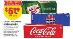 Ralphs Coca-Cola, Pepsi or Canada Dry offer