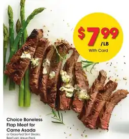 Ralphs Choice Boneless Flap Meat for Carne Asada offer