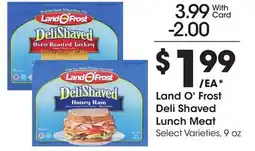 Ralphs Land O'Frost Deli Shaved Lunch Meat offer