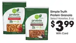 Ralphs Simple Truth Protein Granola offer