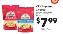 Ralphs V&V Supremo Cheese offer