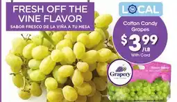 Ralphs Cotton Candy Grapes offer