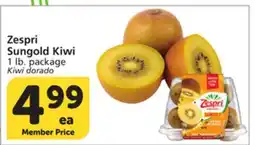 Vons Zespri Sungold Kiwi offer